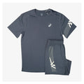ASICS ICON SHORT SET - CARRIER GREY