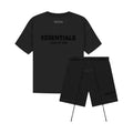 Fear of God Essentials Black Limo Summer set