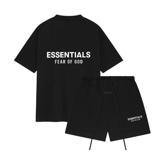 Fear of God Essentials SS25 Jet Black Summer Set