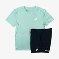 ASICS CORE SHORT SET - CELADON/BLACK