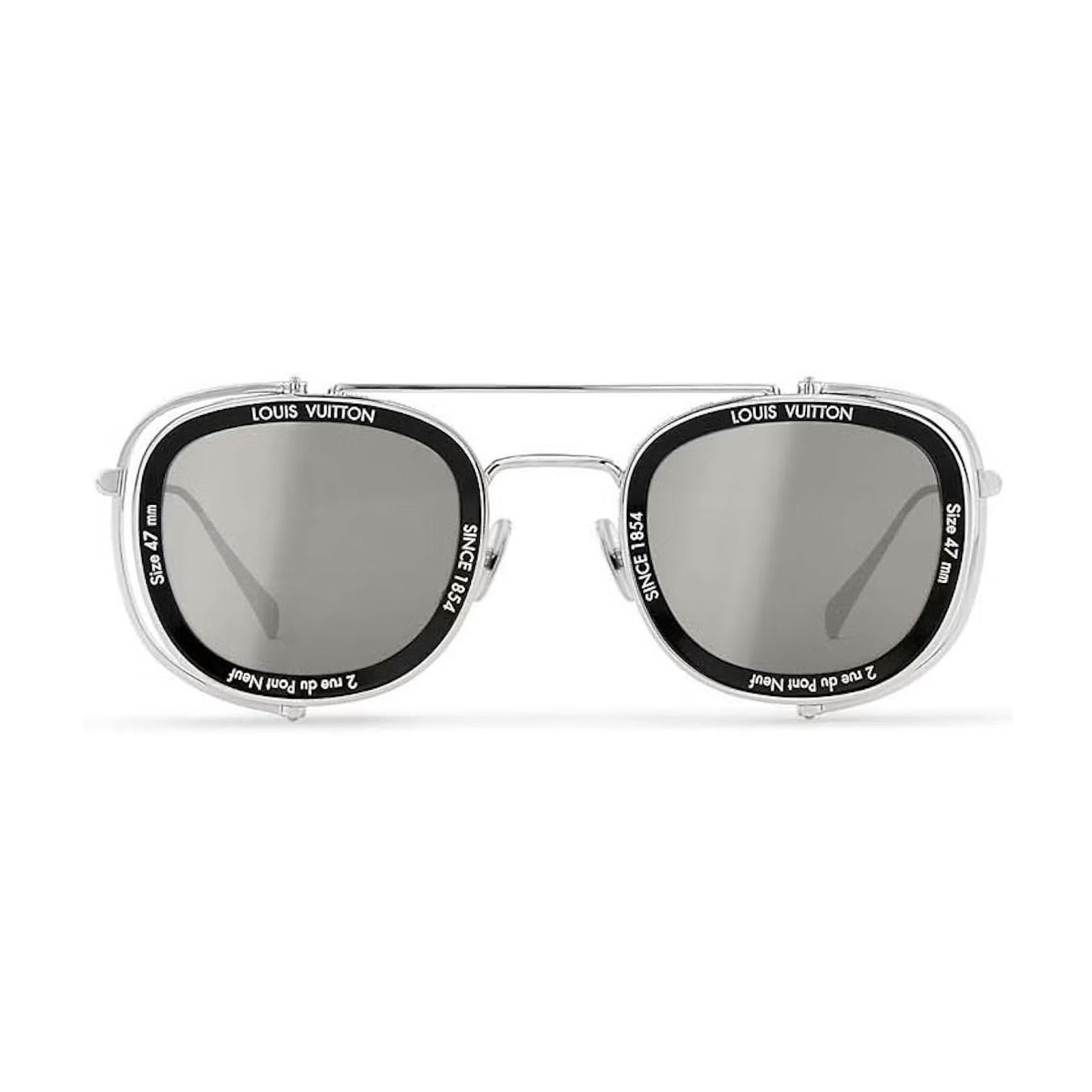 Louis Vuitton LV Supervision Metal Sunglasses 'Silver'