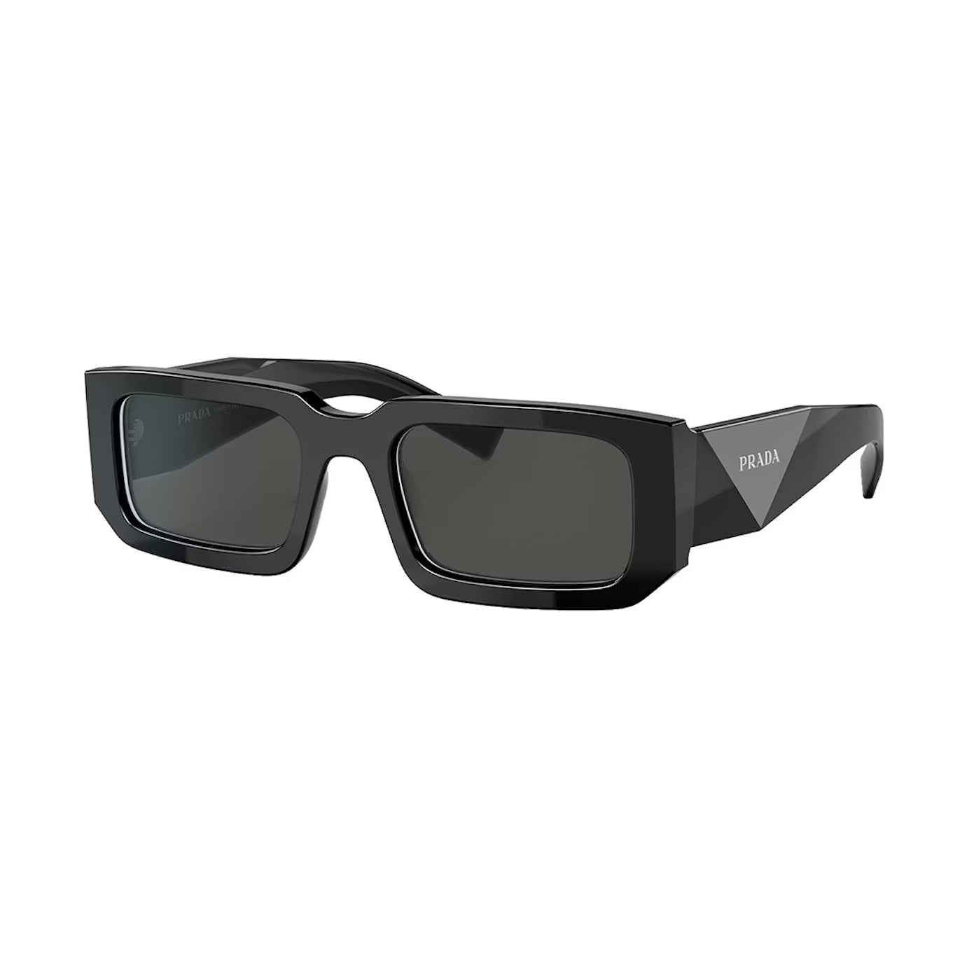 Prada Rectangle Sunglasses 'Black/White'