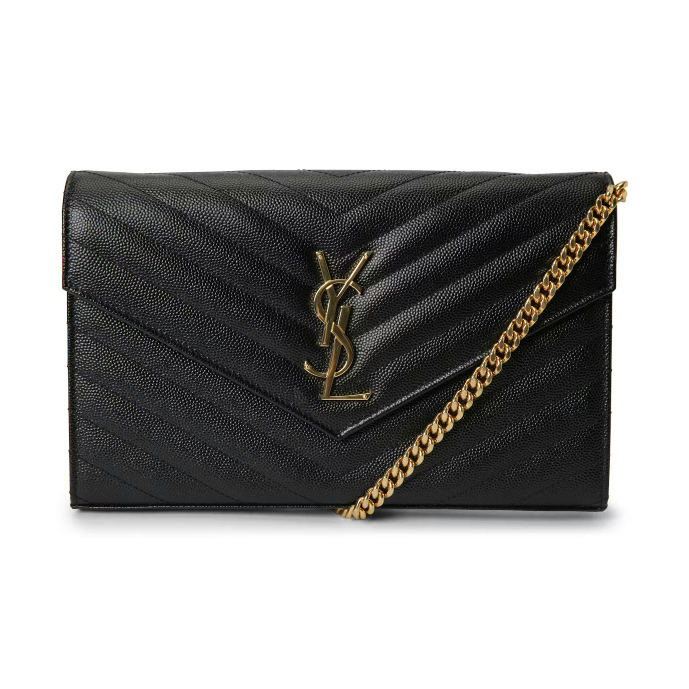 Saint Laurent Monogram Chain Wallet
