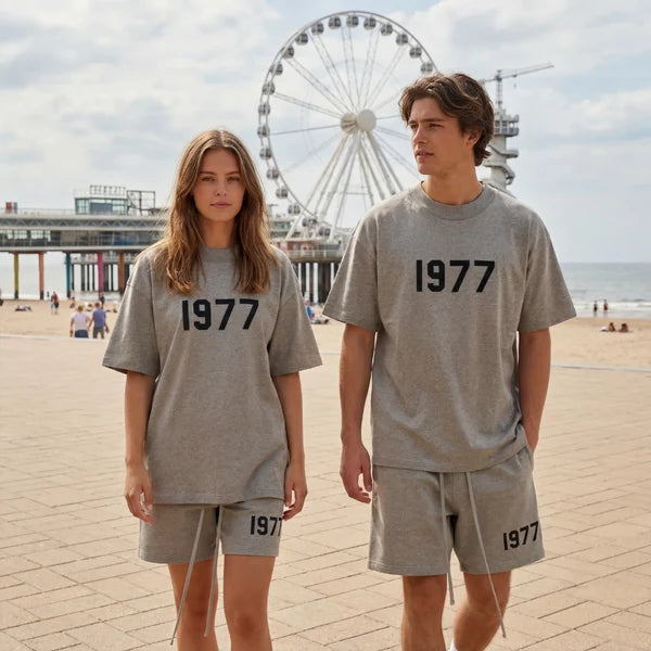 Fear of God Essentials 1977 Dark Oatmeal Summer Set