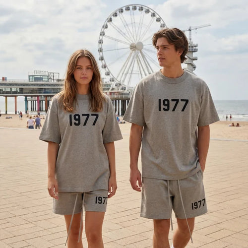 Fear of God Essentials 1977 Dark Oatmeal Summer Set