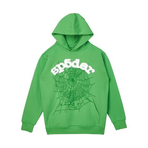 Websuit Hoodie SP5DER Green & White