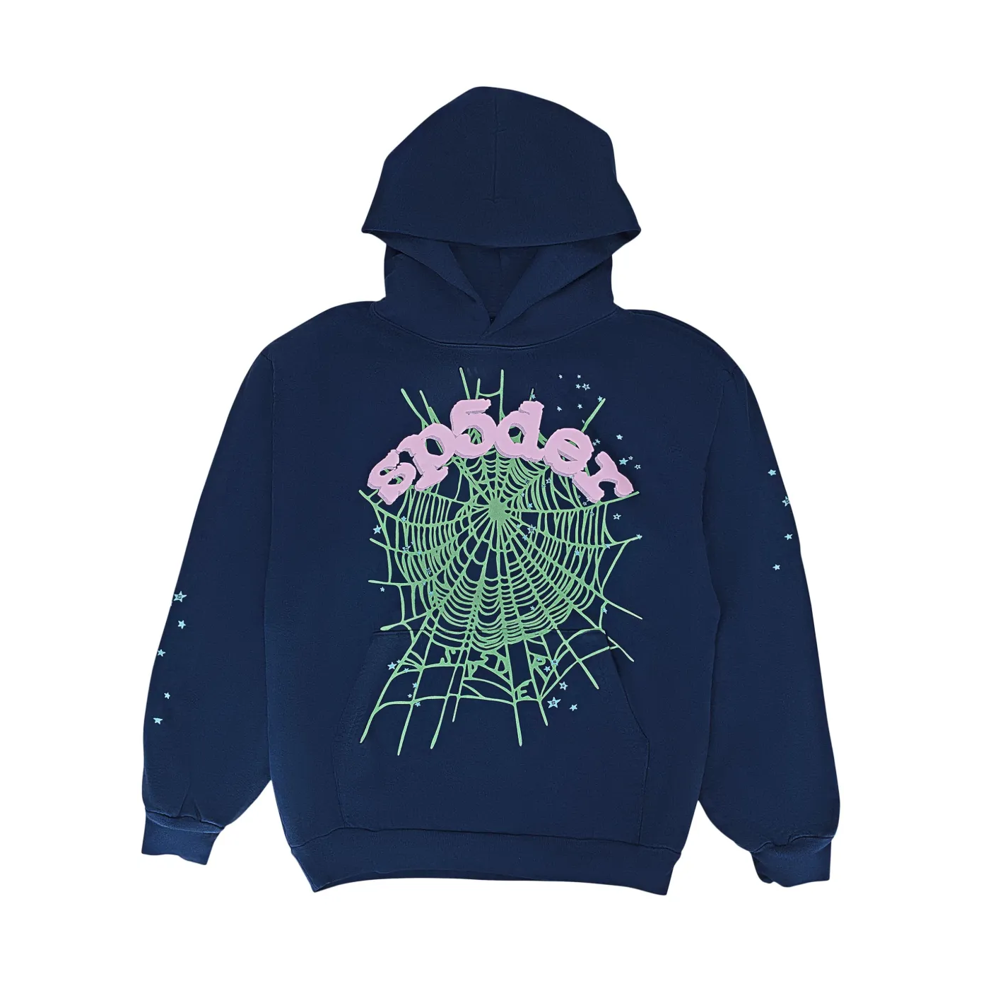 Websuit Hoodie SP5DER Blue & Green & Purple