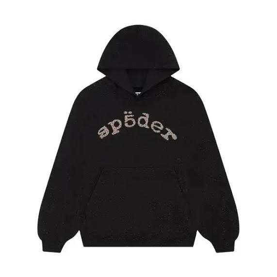 SP5DER Black & Silver Hoodie