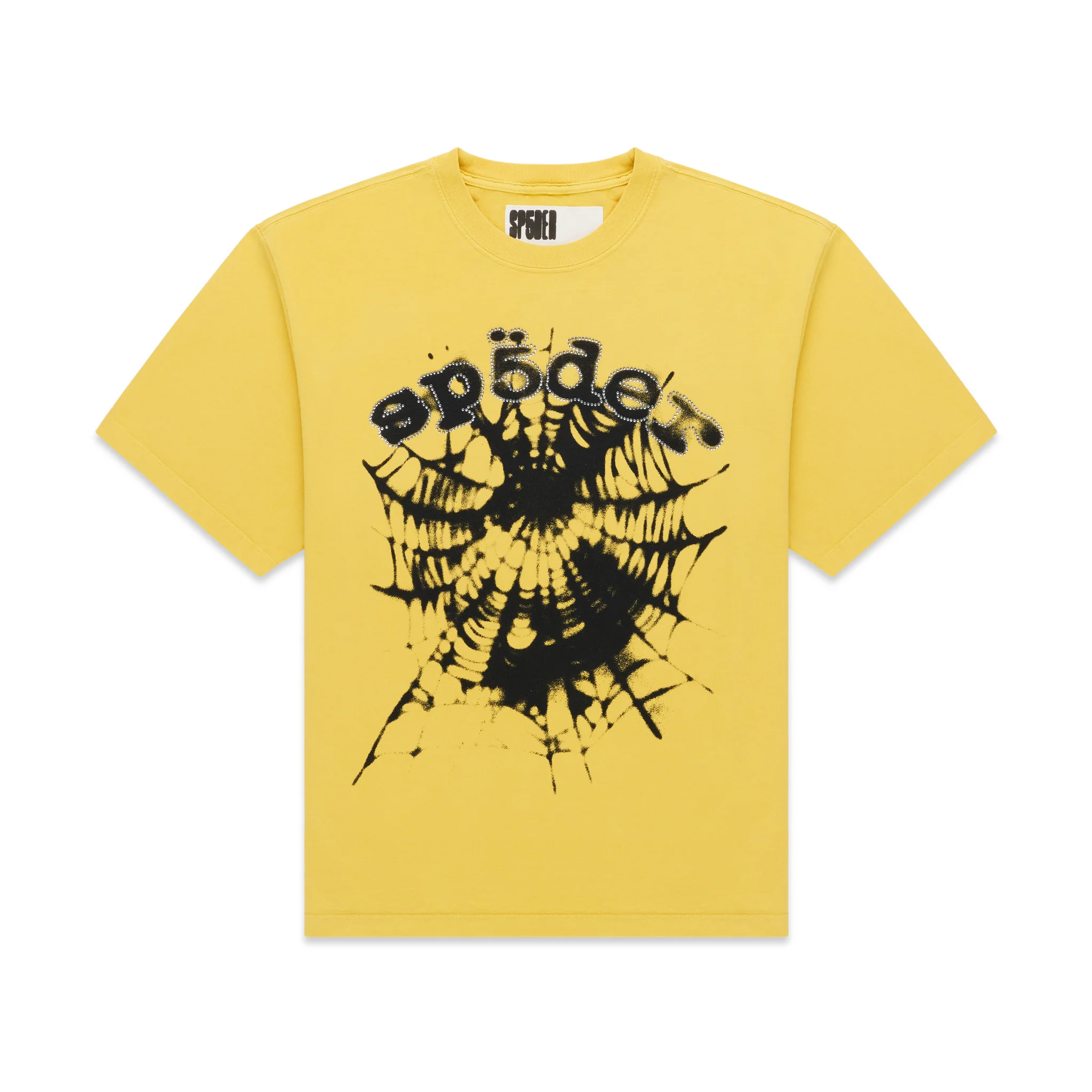 SP5DER Shirt Black & Yellow