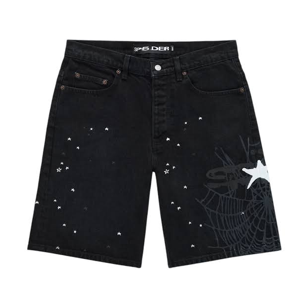 SP5DER Heavy Web Denim Shorts