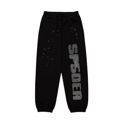 SP5DER OG Web Sweatpants Black