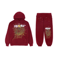 SP5DER Webtracksuit Red & Yellow