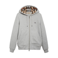 Burberry Zip Hoodie Checkered Interior