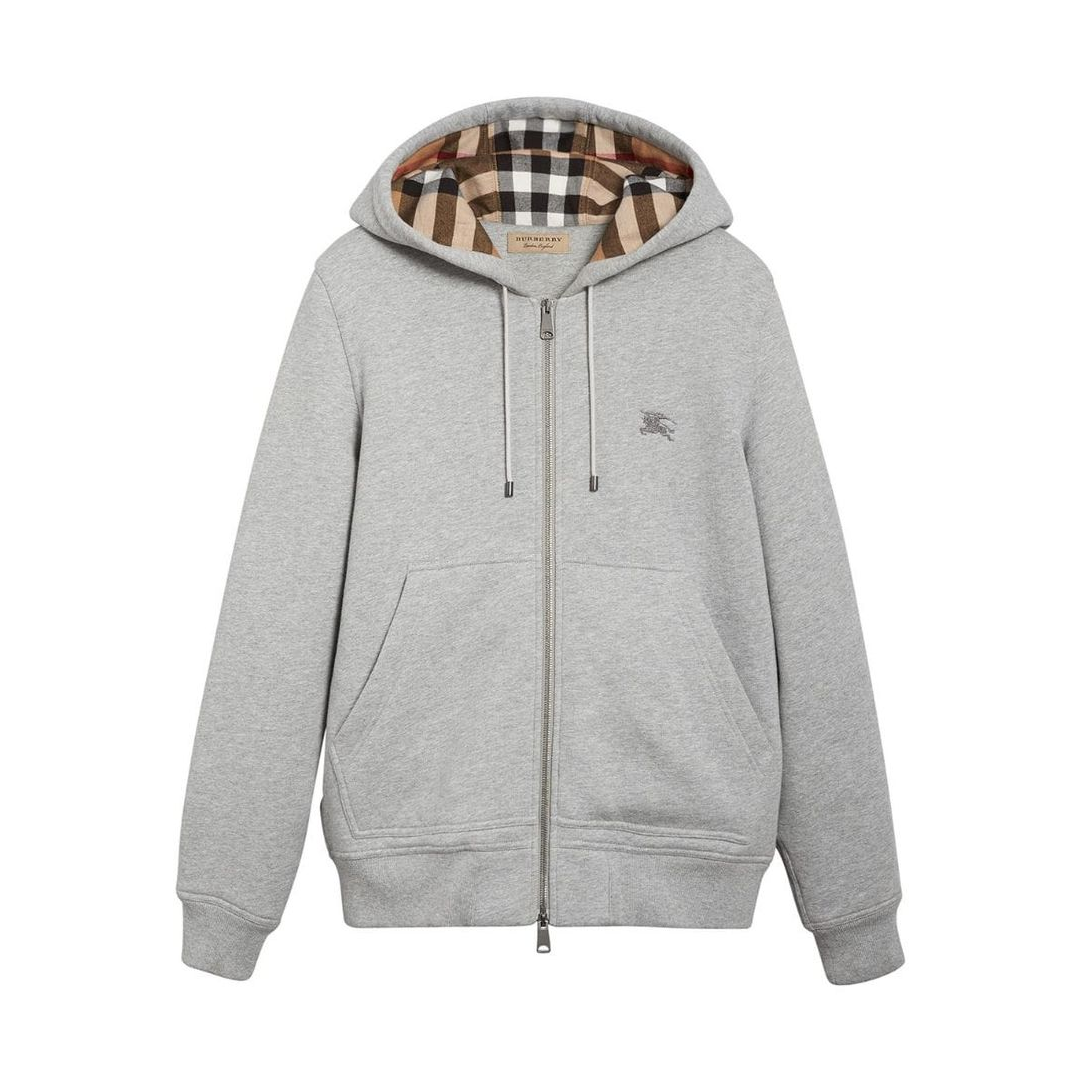 Burberry Zip Hoodie Checkered Interior