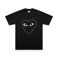 CDG Heart Black Tee