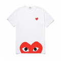 CDG Heart White Tee