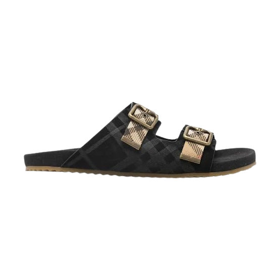 Burberry Urchin Checked suede Sandals