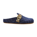 Burberry Urchin Checked Buckle Flat Mules