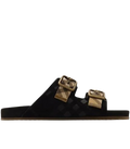 Burberry Urchin Checkered suede Sandals