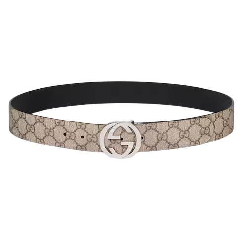 Gucci Reversible belt with Interlocking G buckle