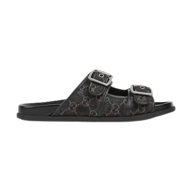 GUCCI Men's Slide Sandal With Buckles