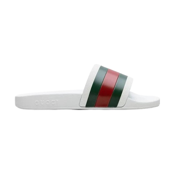 Gucci Pursuit 72 "White/Red/Green" slides