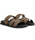 HERMES Chypre sandal Brown