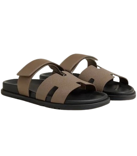 HERMES Chypre sandal Brown