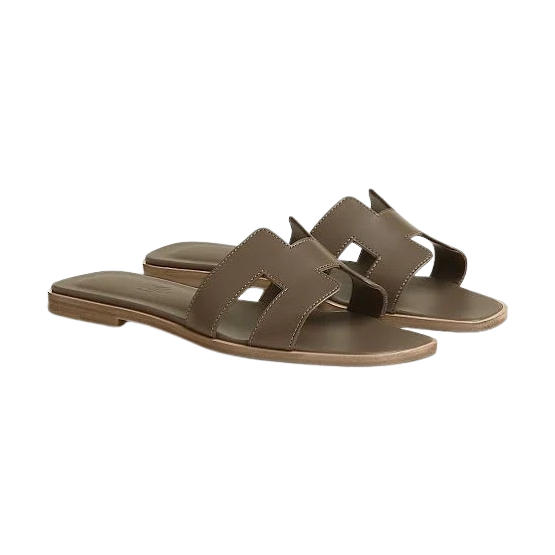 HERMES Oran sandal Brown