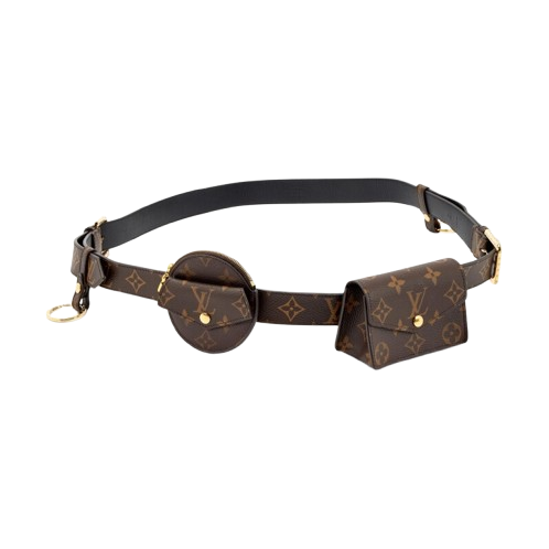 Louis Vuitton Brown Monogram Coated Canvas Daily Multi Pocket Belt