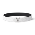 LV Initiales Monogram 40mm Reversible Belt White & Black