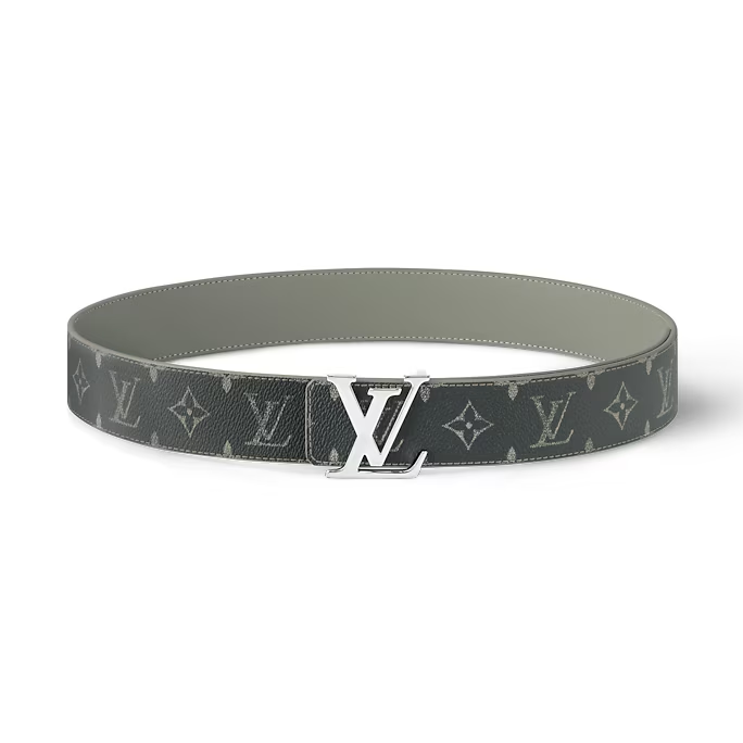 LV Initials 40MM Reversible Belt Luxury Grey