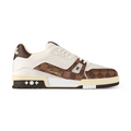 Louis Vuitton Trainer Luxury Brown & White
