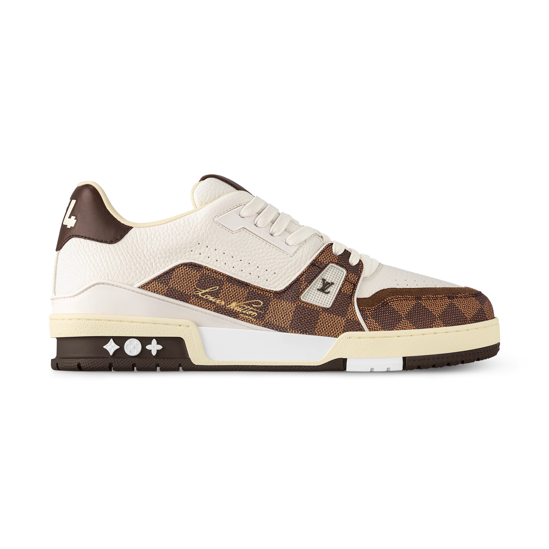 Louis Vuitton Trainer Luxury Brown & White