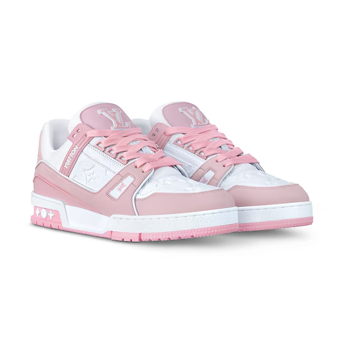 Louis Vuitton Trainer Pink & White