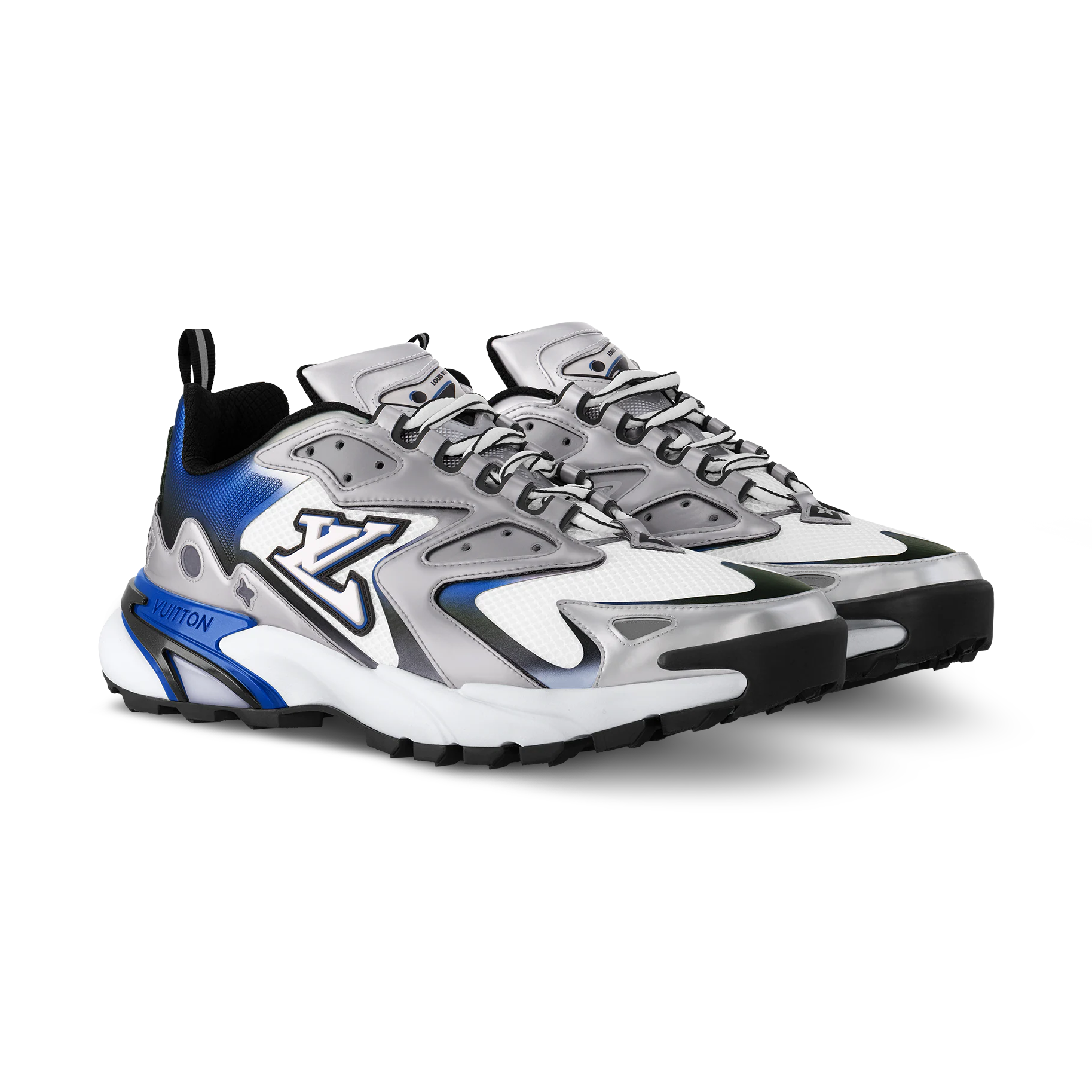 Louis Vuitton Tatic Blue & Silver & White