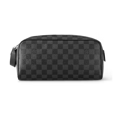 Louis Vuitton Dopp Kit Toilet Pouch Damier Graphite
