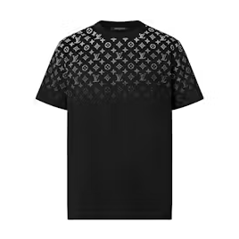 Louis Vuitton Gradient Cotton T-shirt Black/White