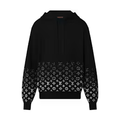 Louis Vuitton Gradient Cotton Hoodie Black/White