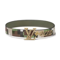 Louis Vuitton LV Lovers 40mm Belt Damoflage Green