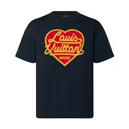Louis Vuitton x Nigo Intarsia Jacquard Heart Crewneck Shirt