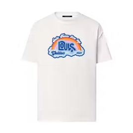 Louis Vuitton Rainbow Printed T-shirt Milky White