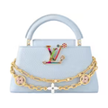 Louis Vuitton x Takashi Murakami Capucines East-West Mini Olympe Blue
