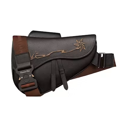 Dior x CACTUS JACK Saddle Bag Black