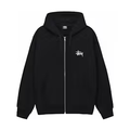 Stussy Basic Stussy Zip Hoodie Black