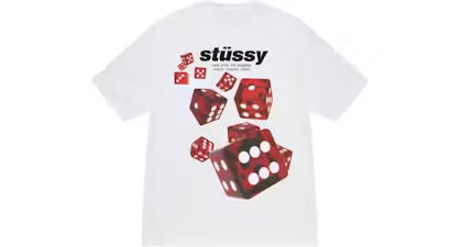 Stussy Rollers Tee White