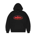 Corteiz Alcatraz V2 Hoodie Black/Red