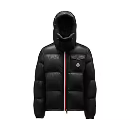 Moncler Montbeliard Short Down Jacket Black