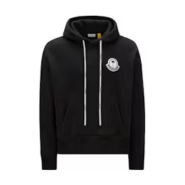 Moncler x Palm Angels Logo Hoodie Black