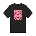 LOEWE Neon T-shirt Black/Fluo Pink